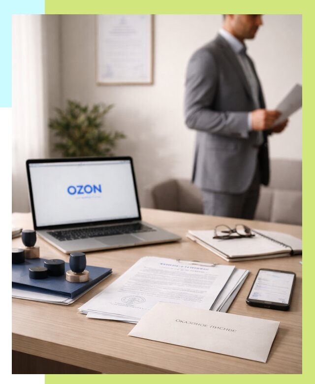 Отказное письмо для Ozon в Рассказове от 3575 р. | Сертэкс